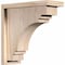 Ekena Millwork Pescadero Smooth Corbel w/Backplate, Douglas Fir, 5 1/2"W x 14"D x 14"H COR06X14X14PEC01SDF - alternate 1